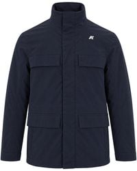 K-Way - Giubbino Manuene Warm Micro Canvas Depth - Lyst