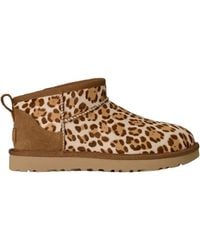 UGG - Stivaletto Donna Classic Ultra Mini Felicity Leopard Jasmine - Lyst