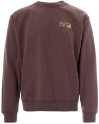 New Balance - Felpa Athletics Premium Logo Crew - Lyst