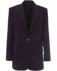 Pinko - Textured Mini Jacket - Lyst
