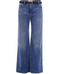 Elisabetta Franchi - Jeans Palazzo Vintage - Lyst