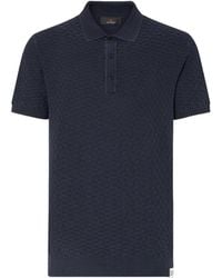 Peuterey - Textured Knit Short-Sleeve Polo Shirt - Lyst