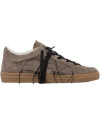 Santha - Sneakers Love Cut Taupe - Lyst