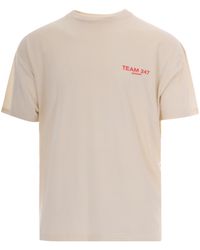 REPRESENT 247 - T-Shirt Oversize 247 Cream - Lyst
