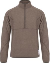 Satisfy - Felpa Fuzzfleece Ad Half-Zip Falcon - Lyst