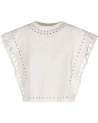 Isabel Marant - Classic Round Neck T-Shirt With Lightweight Fabric - Lyst
