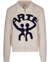Arte' - Cardigan All Together Cream - Lyst