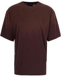 Axel Arigato - T-Shirt Bubble Reverse Marrone - Lyst