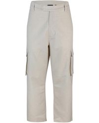 Daily Paper - Pantalone Linen Cargo - Lyst
