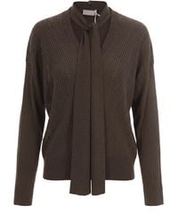 Liu Jo - Knit Jumper Lurex Dark - Lyst