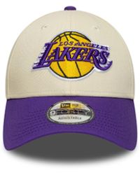 KTZ - Cappellino La Lakers Nba 9Forty Colour Block Cream - Lyst
