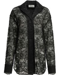 Sportmax - Shirt Floral Lace - Lyst