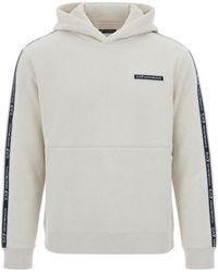 EA7 - Felpa Cappuccio Logo Almond Milk - Lyst