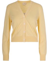 A.P.C. - V-Neck Button Cardigan - Lyst
