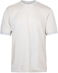 Eleventy - Sand Crew Neck T-Shirt - Lyst