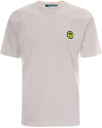 Barrow - T-Shirt Maxi Logo Coconut - Lyst