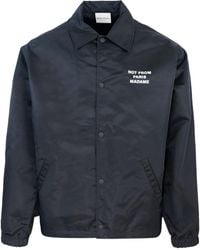 Drole de Monsieur - Giacca Slogan Nera - Lyst