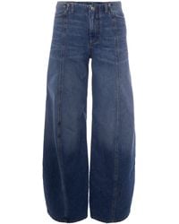 Sportmax - Jeans Oversize Dora Blu Notte - Lyst