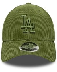 KTZ - Cappellino 9Forty M-Crown La Dodgers Mlb Cord Verde Scuro - Lyst