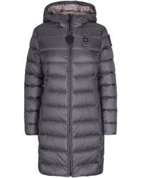 Blauer - Impermeabile Agnes Grigio Antracite - Lyst