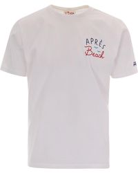 MC2 Saint Barth - Graphic Crew Neck T-Shirt - Lyst