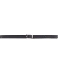 Emporio Armani - Cintura Reversibile Eeagle Embossed - Lyst