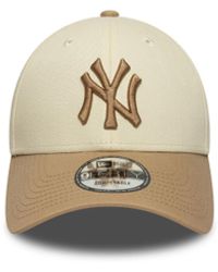KTZ - Cappellino New York Yankees Mlb 9Forty Cap Colour Block Cream - Lyst