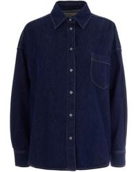 Weekend by Maxmara - Oversize Shirt Dark - Lyst