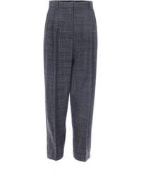 Fabiana Filippi - Pantalone Mouliné Blu Notte - Lyst