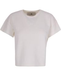 Elisabetta Franchi - T-Shirt With 3D Lettering - Lyst