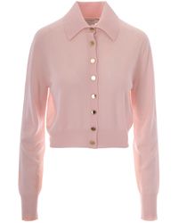 Sportmax - Cardigan Lirica Rosa - Lyst