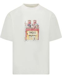 Drole de Monsieur - T-Shirt Café Off - Lyst