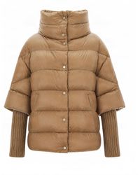 Herno - Quilted Mock Collar Jacket - Lyst