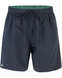 Lacoste - Costume Blu Con Logo - Lyst