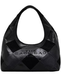 Marc Jacobs - Borsa A Spalla The Suede Patchwork Sack Bag Multi - Lyst