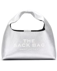 Marc Jacobs - The Metallic Leather Mini Sack Bag - Lyst