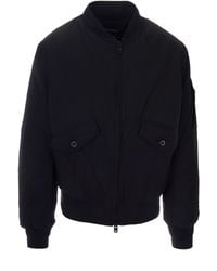 Y-3 - Relaxed Fit Twill Bomber Jacket - Lyst