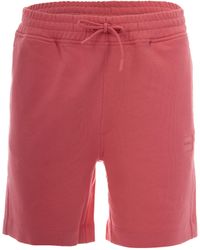 BOSS - Bermuda Terry Logo Light Pastel - Lyst
