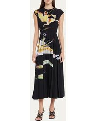 Jason Wu - Reversible Floral Print Dress - Lyst