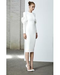 alex perry silver dress