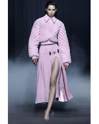Georges Hobeika - Quilted Crêpe Bomber Jacket -Skirt - Lyst