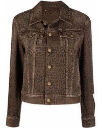 Giacche di jeans color Marrone da donna - Fino al 65% di sconto su Lyst.it