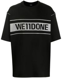 we11done Oversized T-shirt - Black