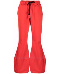 wide leg drawstring trousers
