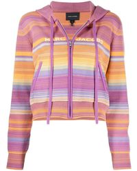 Marc Jacobs - Multicolored Logo-print Striped Sweatshirt - Lyst