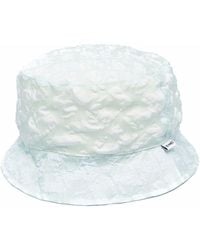 Sunnei Off-white Textured Bucket Hat