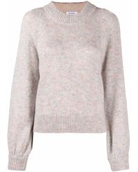 Rodebjer Purl-knit Ribbed-trim Sweater Multicolored