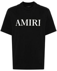 Amiri - Brand-Embellished Crewneck Cotton-Jersey T-Shirt - Lyst
