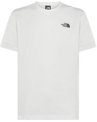 The North Face - | T-shirt in cotone con stampa sul retro | male | BIANCO | XL - Lyst