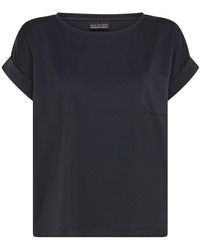 Save The Duck - | T-shirt Victoria in cotone con logo ricamato sul retro | female | NERO | 4 - Lyst
